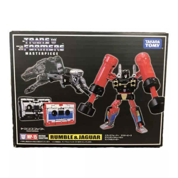 TAKARA TOMY KO MP-15 Transformers MP15 Rumble Jagua Actionfigurer Barn Transformator Robot för modell Collection Presenter Leksaker MP-15