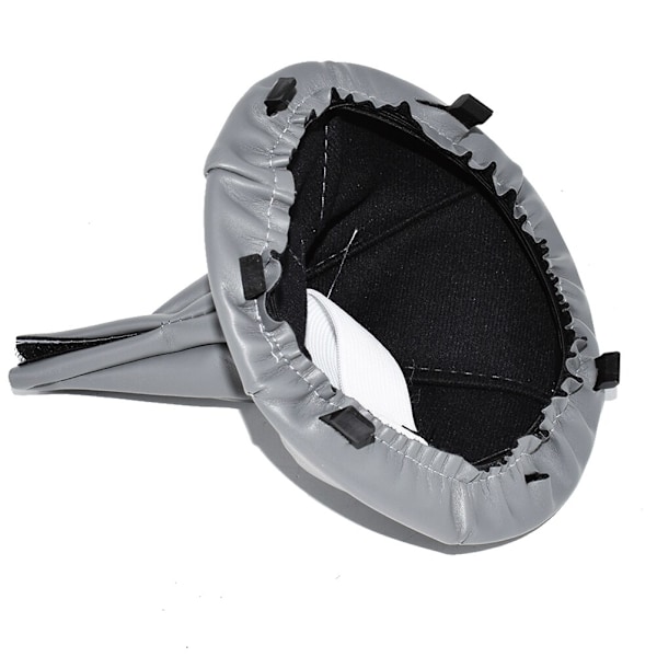 Bil Pu Läder Gear Damask Gaitor Shift Krage Boot Cover För Fiat 500 500c Panda 2003 - 2006 2007 2008 2009 2010 2011 2012-