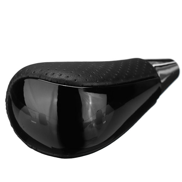 Automatisk växlingsknopp PU Läder växelspaksspak för Toyota Corolla Camry Yaris Rav4 för Lexus IS GS LS RX ES-modeller-svart cap Black Cap