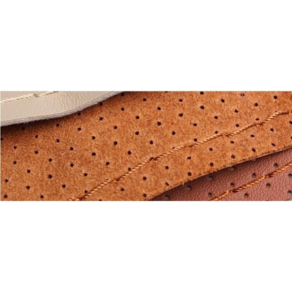 (Brun 50CM)Äkta läder 42/45/47/50 CM Buss Lastbil Bil Cover För VOLVO FH FM BENZ IVECO FIAT SCANIA DAF MAN DEUTZ RENAULT Brown 50CM