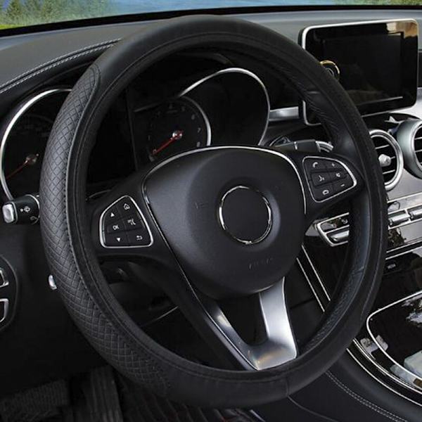 (20201129-BK)Car Auto Universal Cover Handske Mikrofiber Andas Anti-Slip Cover 15''/38cm Case 20201129-BK