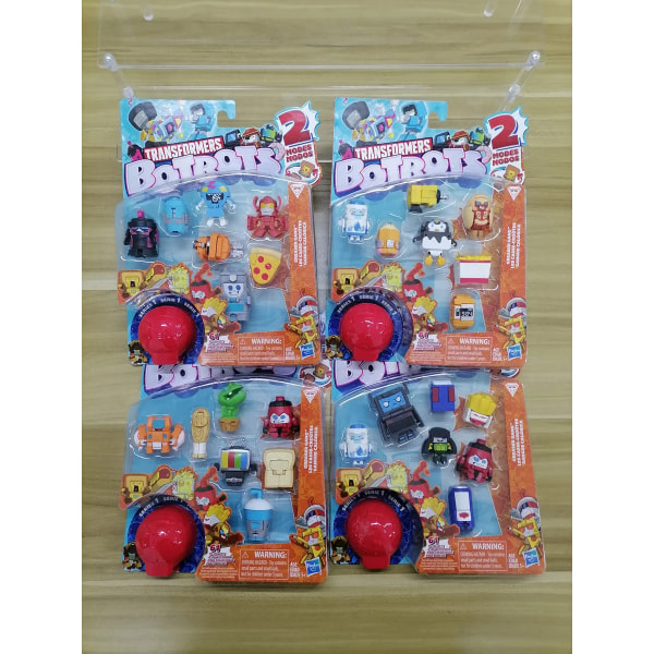 Hasbro Transformers Botbots Actionfigurer Robotmodell Leksaker Deformation Mini Doll Collection Barn Födelsedagspresenter E4143-3