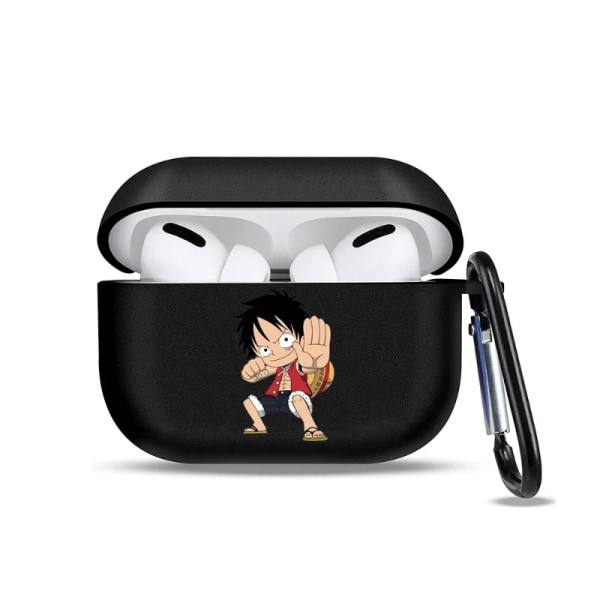 One Piece Luffy Case för AirPods 1 2 3 Pro Zoro Cartoon Print Trådlöst Bluetooth cover för Airpods 4 airpods1