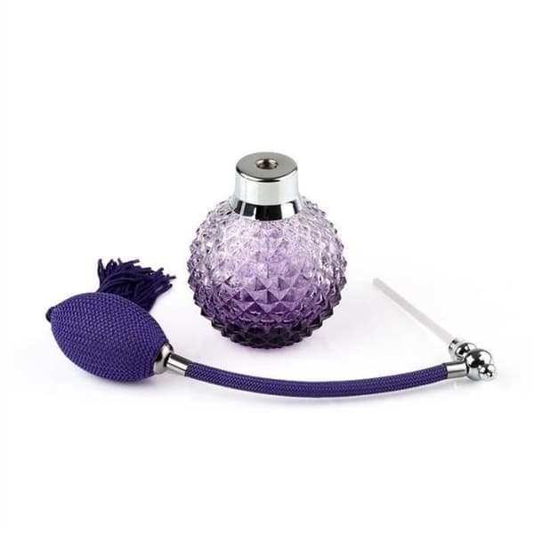 100 ml tyhjä hajuvesisuihkepullo (violetti)