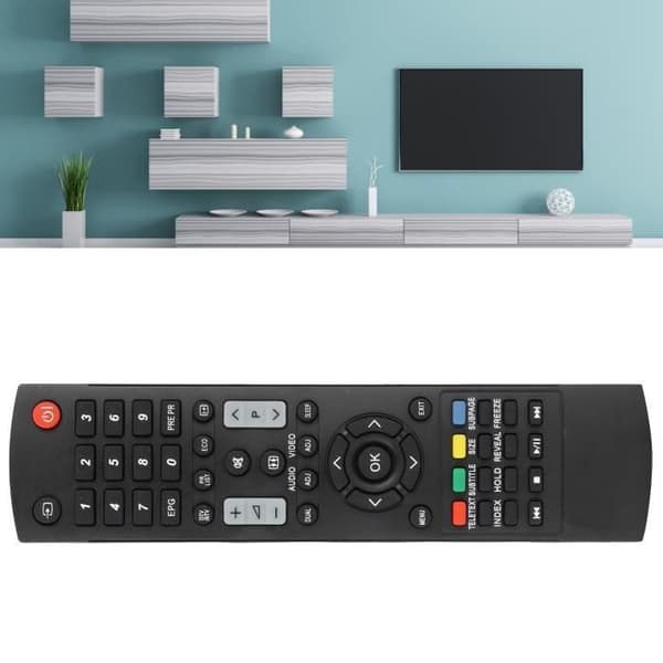 Zerone Fjernkontroll for Sharp LCD TV GJ220 Lydfjernkontroll Erstatning for TV-system