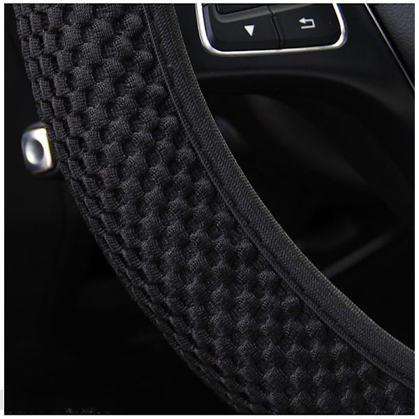(svart) Cover Anti-Slip rattkåpor Lämplig 37-38cm Autorattskyddande dekoration black