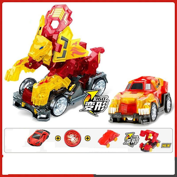 Screechers Wild Deformation Car Transformers Toy Screech Capture Wafer 360 Boys Actionfigurer för barn Barn Presenter 2 No box