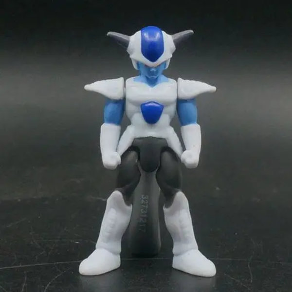 Bandai Äkta DRAGON BALL Super Saiyan Son Goku Vegeta IV Frost Frieza Trunks Beerus Majin Buu Hit Action Figurmodell Leksaker Frost