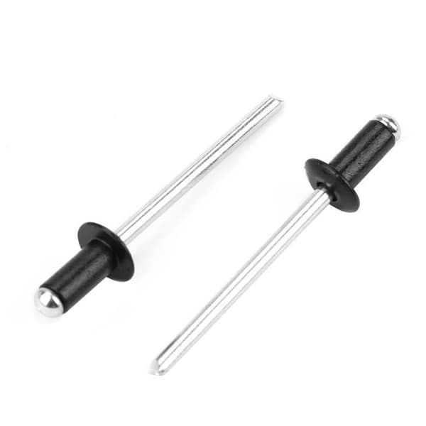120 stk./sæt M2.4/M3.0/M3.2/M4 Sorte nitter POP Nitte Sortiment Sorte POP Nitter Aluminium Blindnitter med