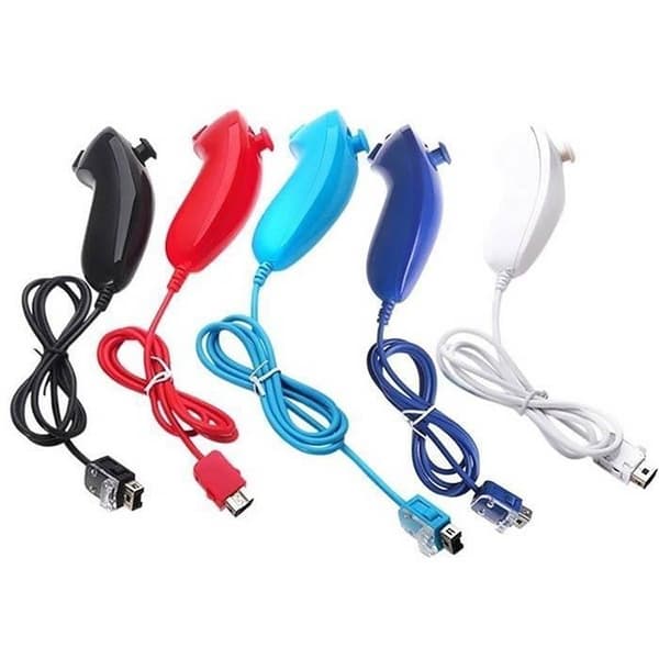 Til Nintendo Wii WII U konsol, Nunchuck Controller Hvid