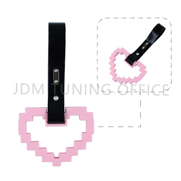 Charmig rem av Drift of JDM tågbusshandtag, Mosaic heart grow in the dark, flash tsurikawa, ring, rem R