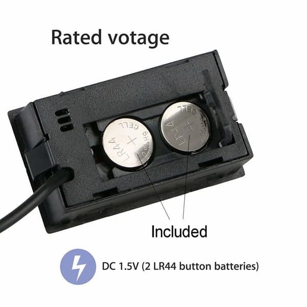 Digital LCD-termometer med extern sond för bil, kylskåp, frys, akvarium