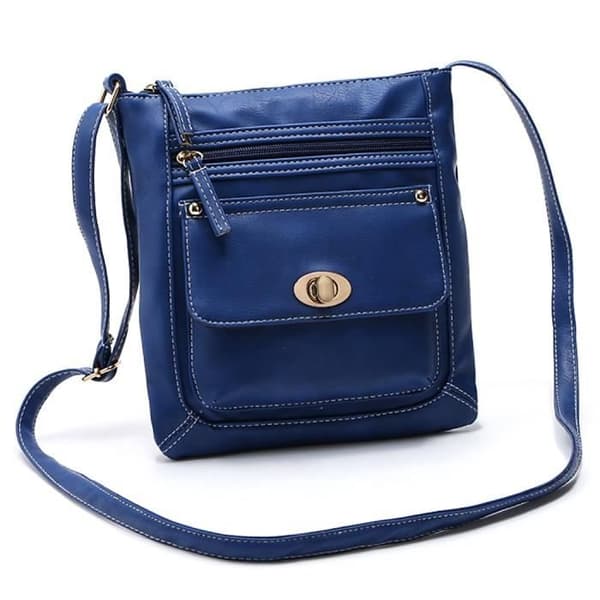 Dam Axelväskor Mode Retro Enfärgad Liten Cross Body Svart
