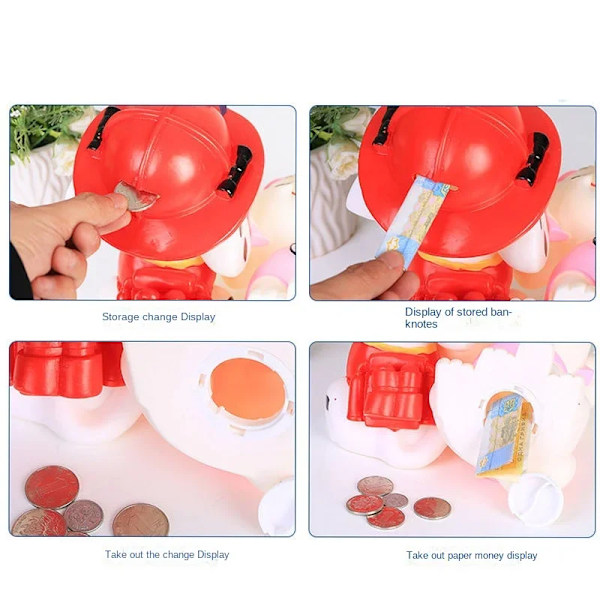 Paw Patrol Chase Skye Liten Spargris Söt Mynt Penningboxar Förvaring Barn Leksaker Pojkar Flickor Sparkartong Heminredning Barn Presenter Marshall