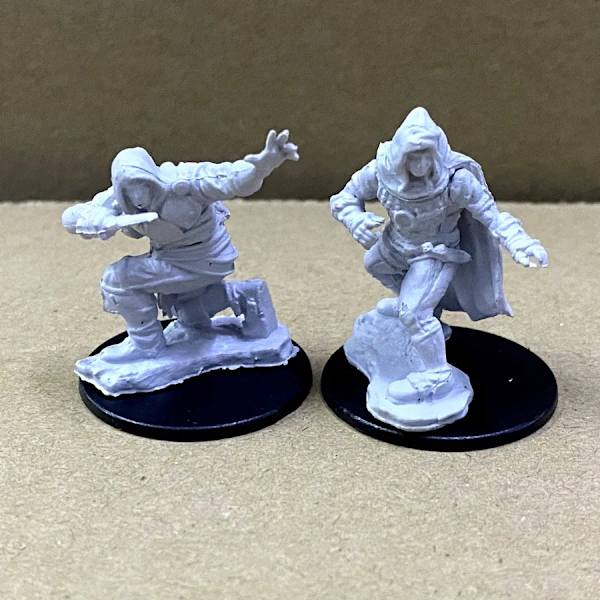 Lot Pathfinder Battles Deep Cuts Nolzur's Fighter Orc Druid Pirates Goblin Wolf Rogue Monk Brädspel Miniatyrer Miniatyrer Leksaker Male Rogue
