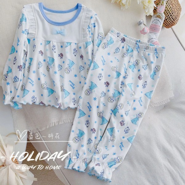 Anime Barn Nattlinne Bekväm klänning Loungewear Pyjamas Andas Casual Princess Kjol Kawaii Toddler Hemkläder Present Princess 10 140cm