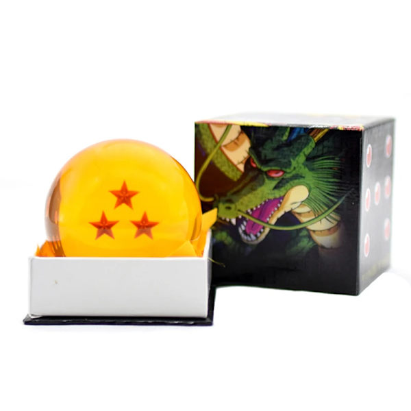 Anime Figur Dragon Ball 7 stjärnor Kristallkula Stor Alla storlekar Hartssfär Modell Samla julbarn Present Prydnad Present H-3-7.6CM BOX