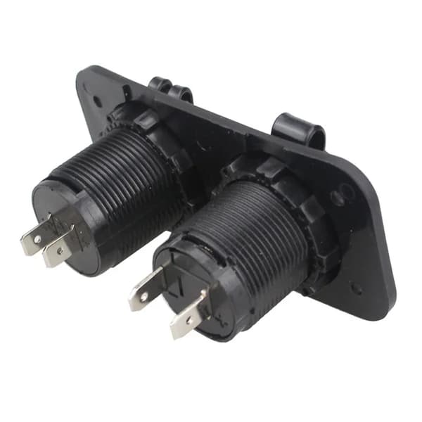 12V Dobbel USB Bil Sigarettenner Socket Splitter 12V Lader Strømadapter Uttak Tilbehør Ny Ankomst