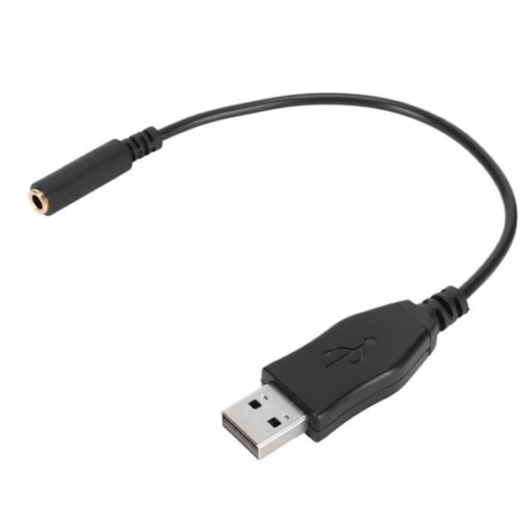 USB-A til 3,5 mm Jack Adapter - Digital Lyd til PC og PS5 - Plug and Play