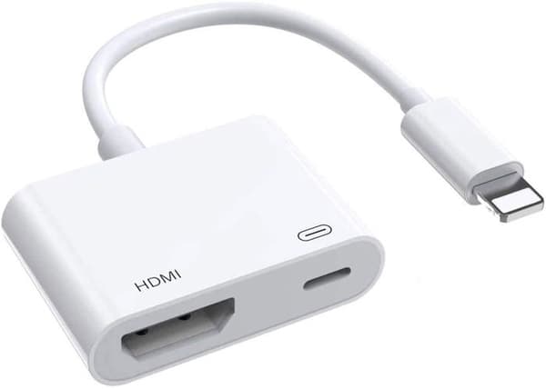 HDMI Adapter til iPhone til TV, 1080p Digital AV Adapter, Synkroniseringsskærm, HDMI-forbindelse til iPhone og iPad