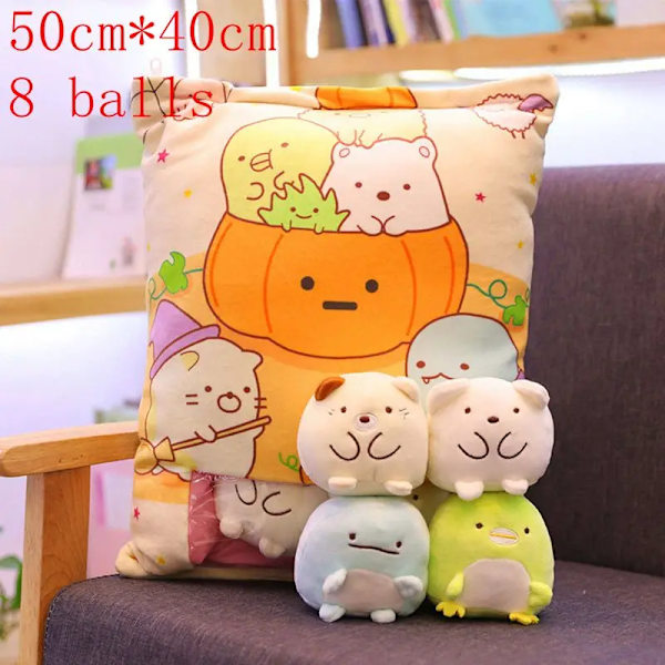 En plyschpåse Pudding Leksaker Cookie Balls Japansk animation Sumikko Gurashi Sakura Bunny Frukter Avokado Banan Godispåse Present style-10