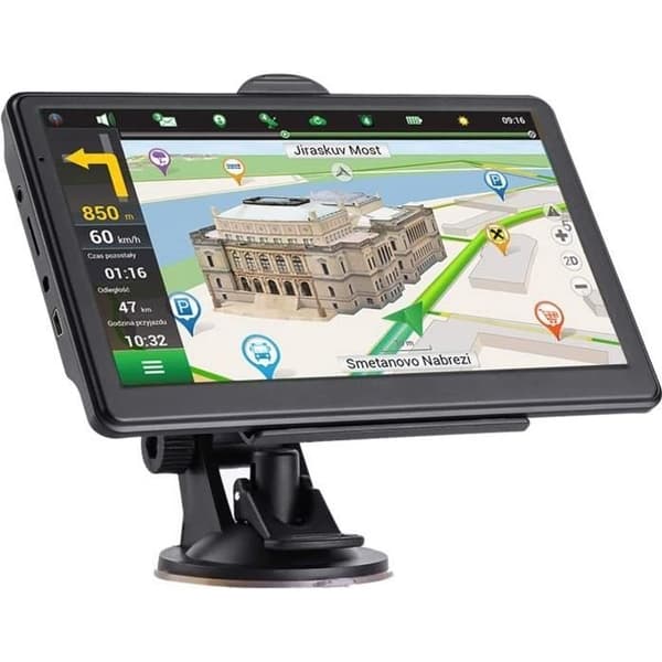 Bil GPS - PRUMYA - 7 tommer Navigation - Touch Screen - Gratis Opdatering - Stemmevejledning