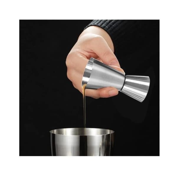 (Rustfrit stål) Cocktail Jigger - Ikke specificeret - Dobbelt rustfrit stål Jigger - Elegant design - Praktisk og kompakt Stainless steel
