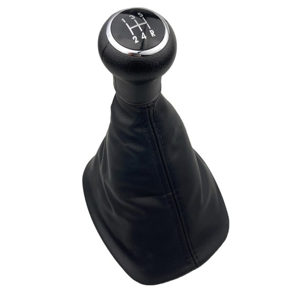 För Volkswagen VW Passat B5 B5.5 1998 1999 2000 2001 2002 2003 2004 2005 Växlingsknopp Med kragar Spak Växel damask Boot-5 Speed Svart A 5 Speed Black A