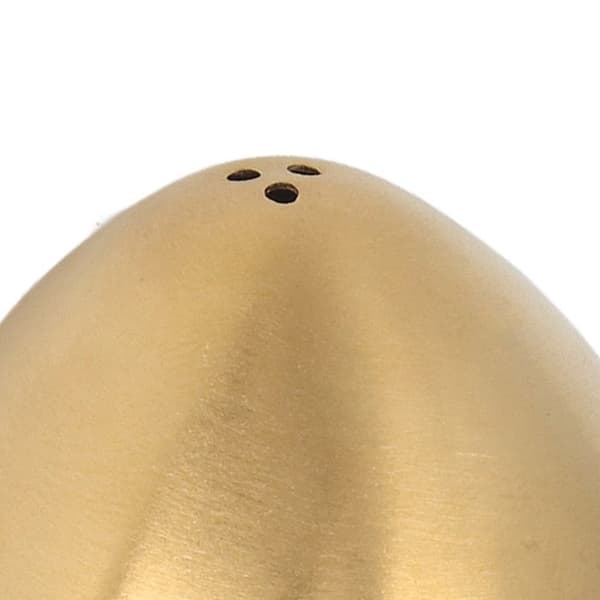 Egg Krydderstrøer - Rustfritt Stål - Eggform - 5.5cm - 7.5cm - Gull