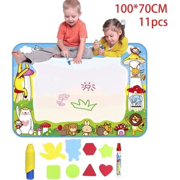 Tegne Matte, Vannmaleri Doodle Matte for Barn 100x70CM