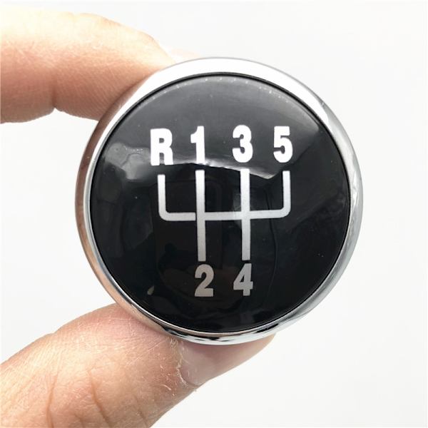 För VW Volkswagen Golf Jetta MK3 MK4 GTI MK4 Bora LUPO POLO SEAT IBIZA CADDY Växelspaksknopp Cap Emblem Badge Cover Case-Black 6 Speed Black 6 Speed
