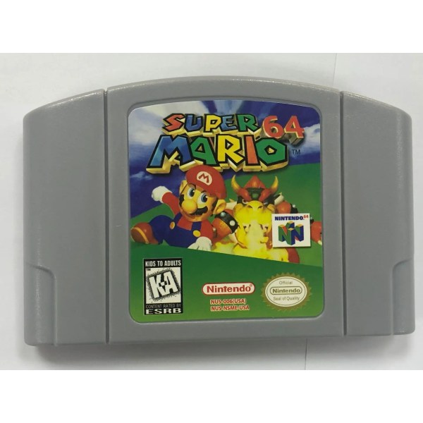 N64 Gaming Card Series 64 Bit Mary Rook Mario Kart Super smash party USA Version N64 Video Game Cartridge Card English Language Super Mario