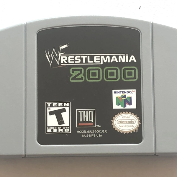 N64 Gaming Card Series 64 Bit Mary Rook Mario Kart Super smash party USA Version N64 Video Game Cartridge Card English Language WRESTLEMANIA