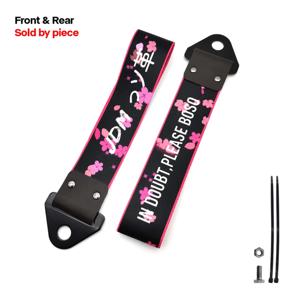 JDM Racing - Universal race dragband, bil dragkrokar, krok för fartjägare, initial HKS JDM Ge