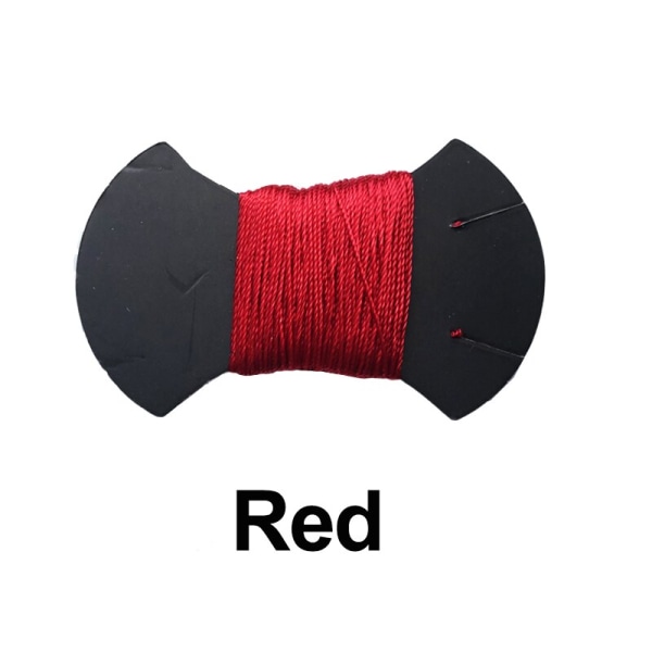 (Röd tråd)Handsömnad Cover Top Cow Läder Fläta på ratten För Land Rover Range Rover 2003-2010 2011 2012 Red Thread