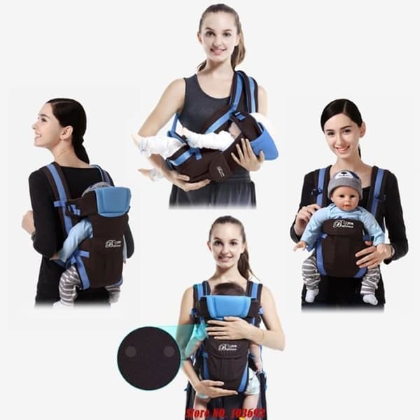 CODREAM Ergonomisk Bæresele - Babybæresele - Sort - Fra 0 til 36 måneder - Op til 30 kg