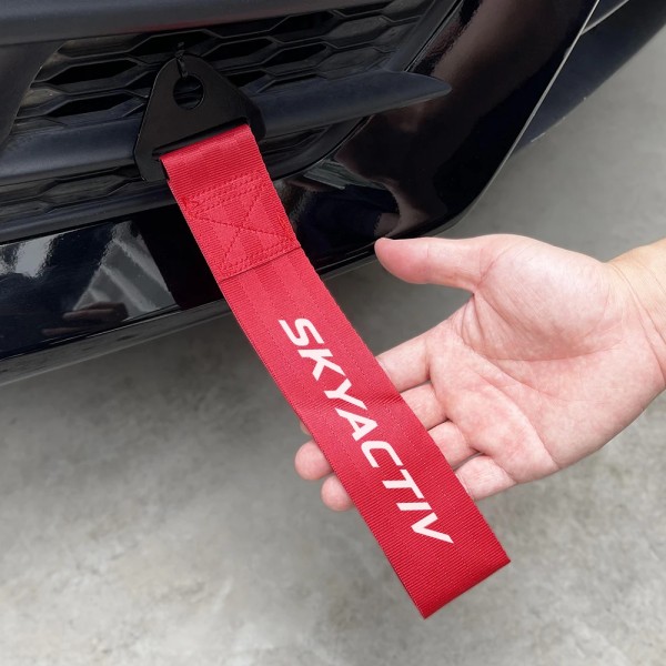 Skyactive automatisk bogserlina, Ulde Högresistans släpvagnsdragning i nylon , Mazda 3, BK, 6, GG, GH, GJ, CX3, CX5, CX30, CX7, CX8, CX9, MX5, JAS8, 29cm For Skyactiv Tech