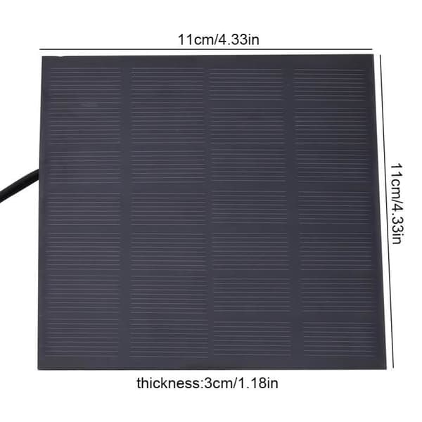 (Sort) Mini Børsteløs Solar Nedsænkbar Vandpumpe til Akvarium og Springvand - EIF - Springvandspotter og vaser - Sort Black