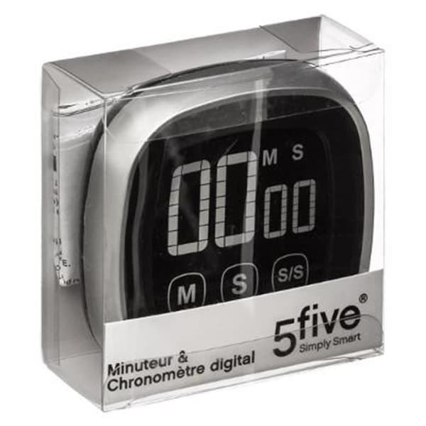 (Sølv) Digitalt Kjøkken Timer  \"Magnetisk \" 7cm Sølv Money