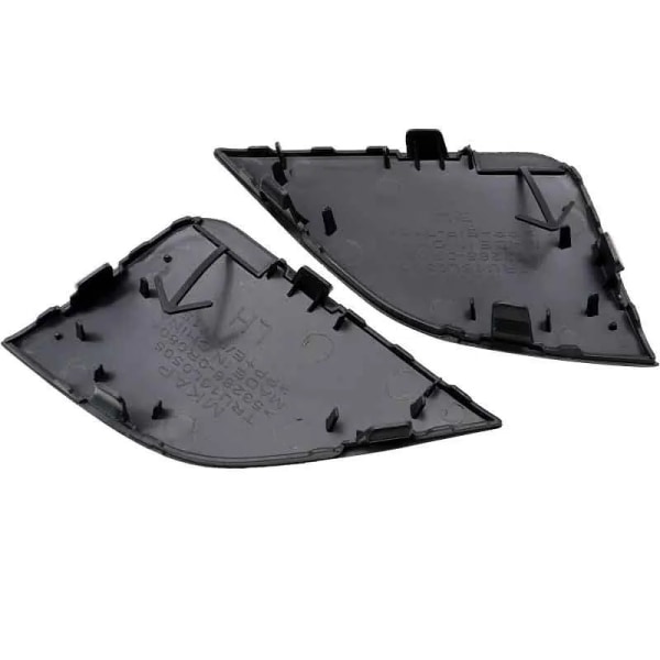 Handduksstötfångarkrok före bil, svart cover, exteriördelar till Toyota Rav4, Rav 4, 2016, 2017, 2018, 532850R080, 532860r080, 1 par