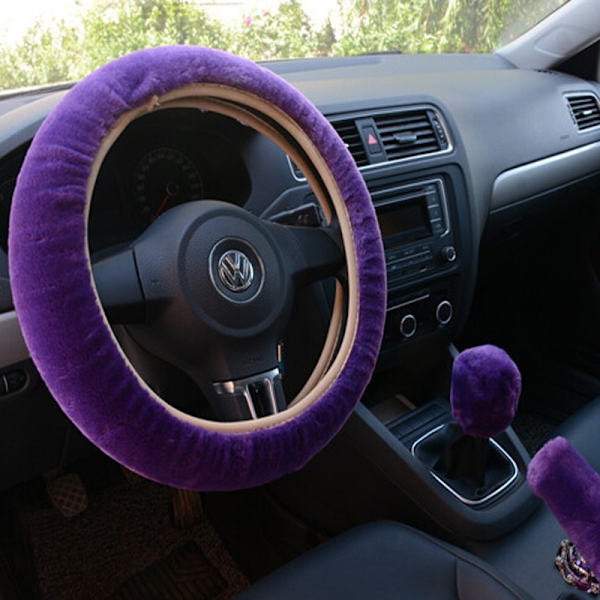 (lila set) Cover Cover Dekoration Varm Supertjock plyschkrage Mjuk Svart Rosa Kvinnor Man purple plush set