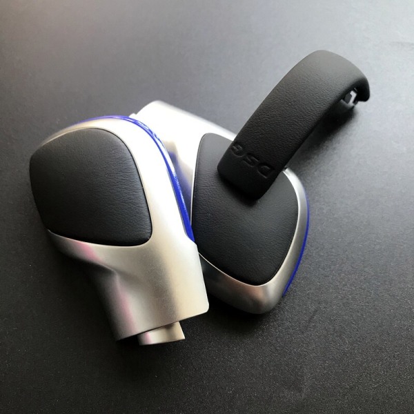 DSG Växelspak Krom Med Läder Växellåda Cover För VW Golf 6 7 R Passat B7 B8 CC R20 För Jetta MK6 GLI TIGUAN-Matt Blå Set Matte Blue Set