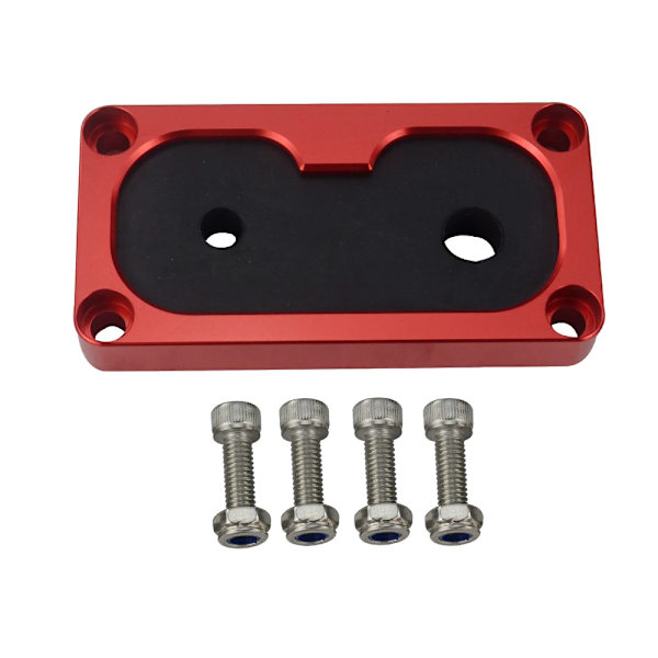 WLR RACING - Billet Firewall Shifter Cable Grommet Mount Kit för Honda Civic Integra K20 K20a2 K20z Poly WLR-SBP02 Red