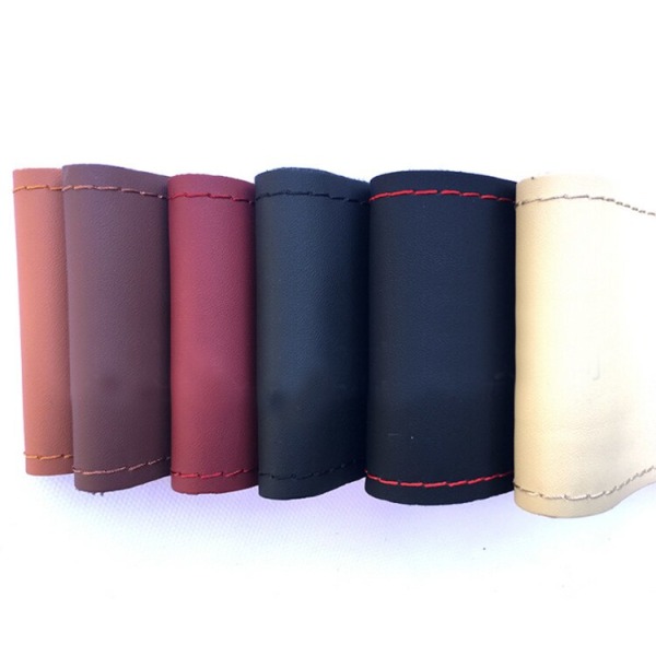 (47CM BLACK LINE RED)stort cover för RV Truck mikrofiber läder bilrattfläta Hållbar 47cm Anpassad storlek 47CM BLACK LINE RED