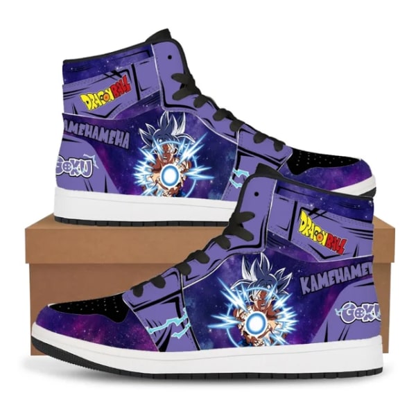 Dragon Ball Anime Shoes Herr Dropshipping Gouku Cartoon Cosplay Sneakers Super Saiyan Man High Top Vulkaniserade löparskor Present 11 44