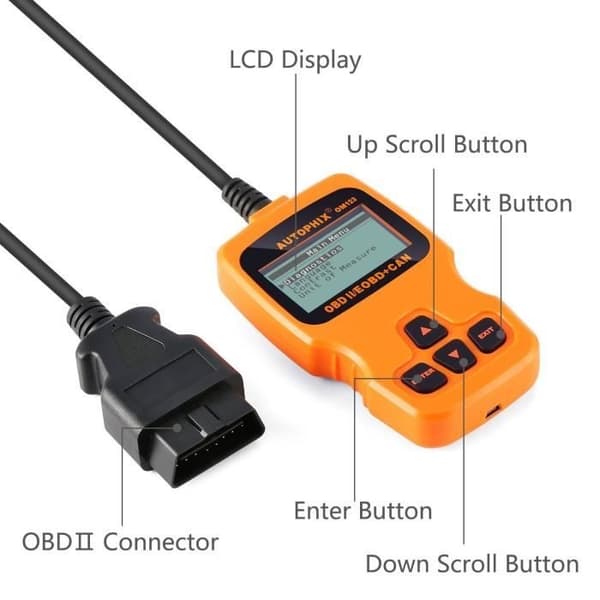 AUTOPHIX OM123 OBD2 Auto Diagnostisk Scanner OBDII Kode Læser Til Bil Auto Scanner Bil Kode Læser Værktøjer