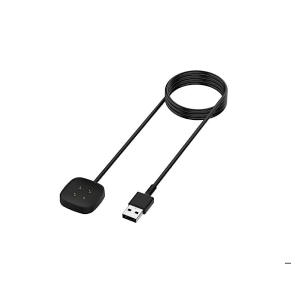 Bærbar magnetisk oplader til Fitbit Versa 3 / Fitbit Sense Smartwatch, USB-ladekabel
