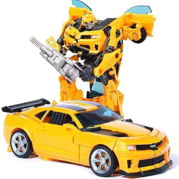 Transformerleksak Bumblebee - Cool robot av ABS-plast - Bumblebee-bil - 18 cm
