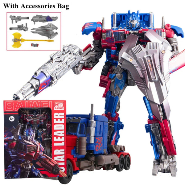 BAIWEI KNIGHT SS05 Optimu Primal Nemesis Prime 8801 6022 Transformation Figur Film Modell KO Studio Series Deformation Billeksak 8801and kit with box