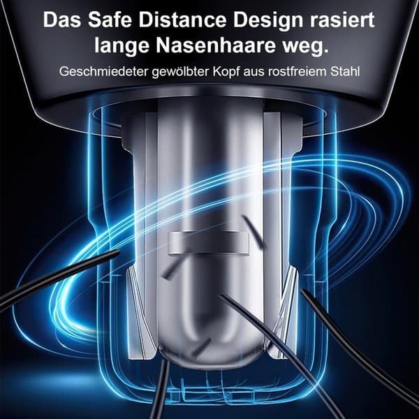 Nese- og ørehårstrimmer 5W elektrisk nesehårstrimmer, stillegående drift (50dB)